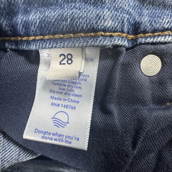 Oliver Logan Jeans Light Vintage Wash Women's 28 Frayed Hem Straight 28x29 - Picture 4 of 9